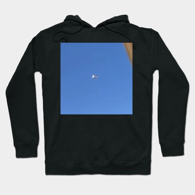 Metallic Blimp with Payload UAP / UFO (W-72) Hoodie by 33oz Creative